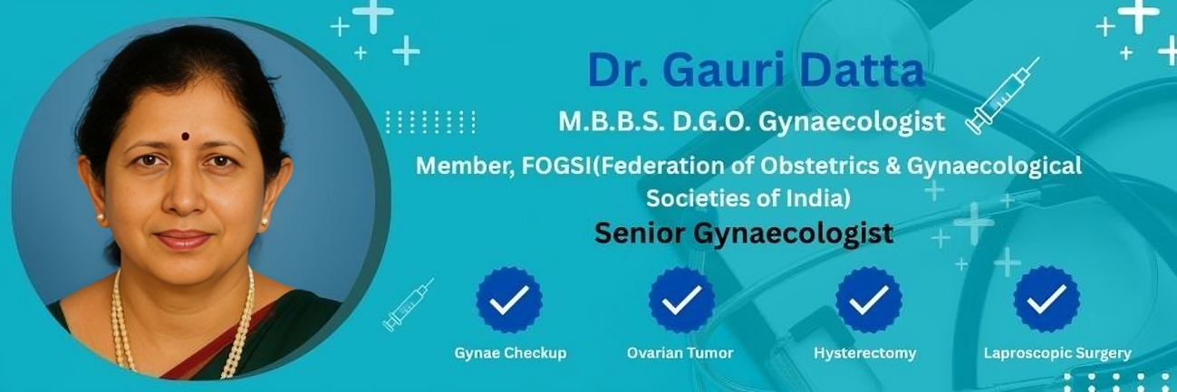 Dr. Gauri Datta, Senior Gynaecologist at Samadhan Hospital Bilaspur. Specializing in obstetrics, gynaecology, and women's health